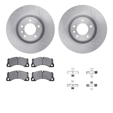 DYNAMIC FRICTION CO 6612-02053, Rotors with 5000 Euro Ceramic Brake Pads includes Hardware 6612-02053